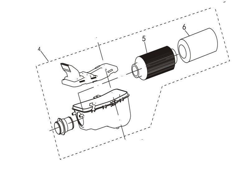 F320 Hava Filtre Kutusu Komple