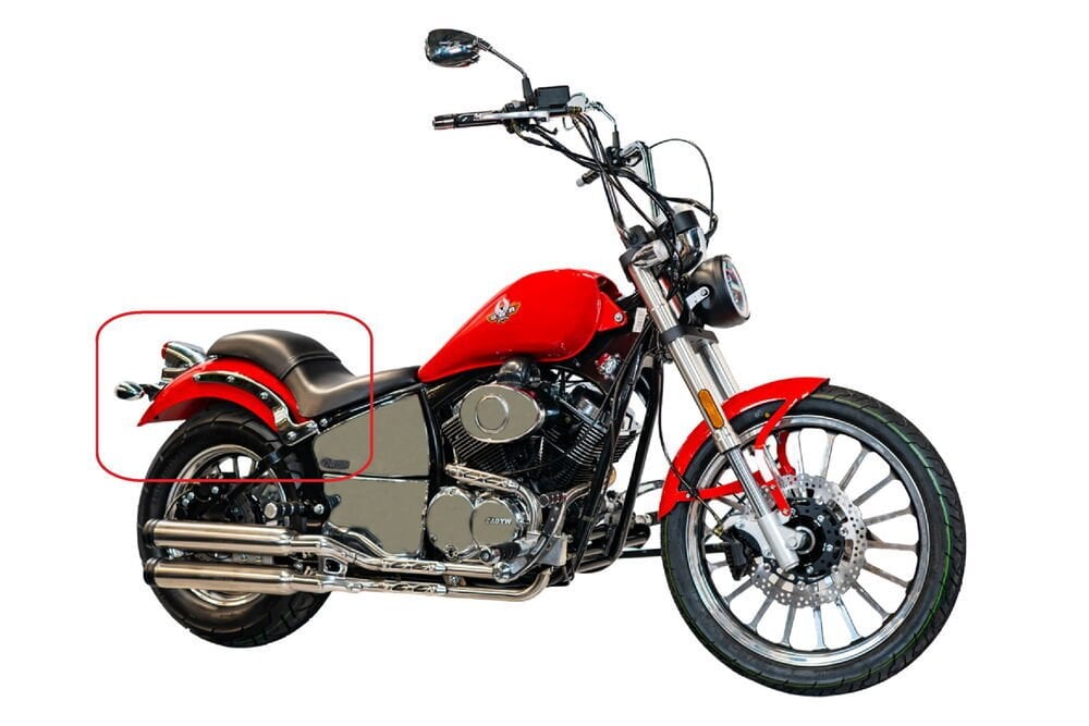 Daytona 250 V Arka Çamurluk Kırmızı