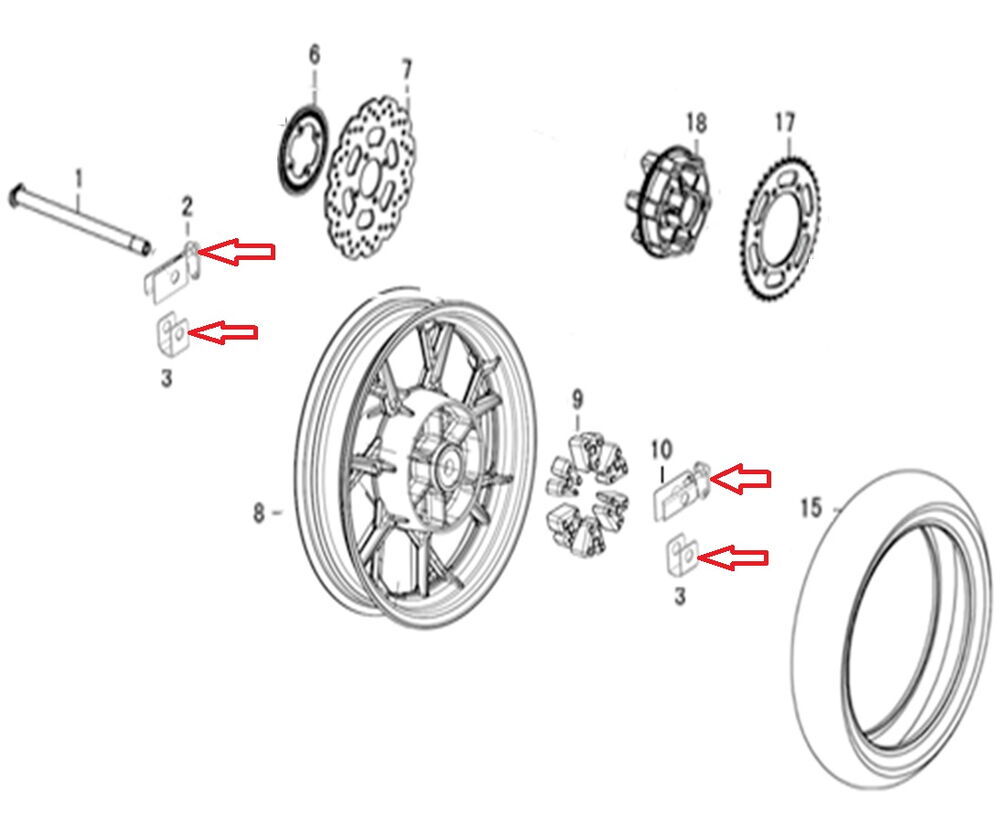DY 250 Arka Zincir Çektirme Takım
