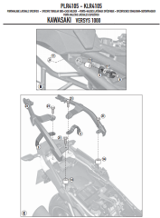 GIVI PLR4105 KAWASAKI VERSYS 1000 (12-14) YAN ÇANTA TAŞIYICI