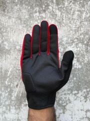 REVERTECH AURA - Kırmızı / Dokunmatik Ekran Uyumlu Erkek Motosiklet Eldiveni