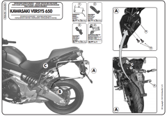 GIVI PLR450 KAWASAKI VERSYS 650 (10-14) YAN ÇANTA TAŞIYICI