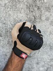 REVERTECH AURA - Krem / Dokunmatik Ekran Uyumlu Erkek Motosiklet Eldiveni