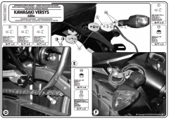 GIVI PLX447 KAWASAKI VERSYS 650 (06-09) YAN ÇANTA TAŞIYICI