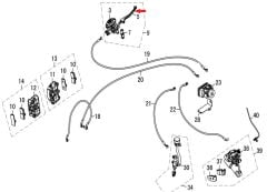 DY 250 Ön Fren Maneti