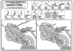 GIVI PLXR4100 KAWASAKI Z 1000 SX (11-21) YAN ÇANTA TAŞIYICI