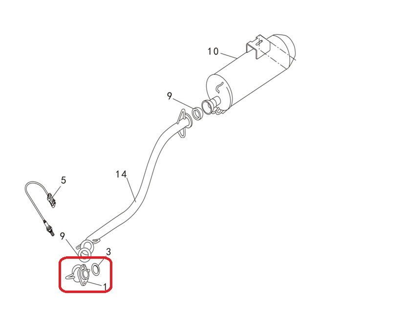 F320 Egzoz Baglantısı