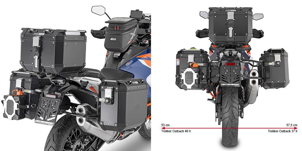 GIVI PLO7713CAM KTM 1290 SUPER ADVENTURE R-S (21-24) YAN ÇANTA TAŞIYICI