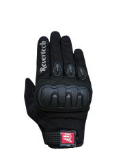 REVERTECH AURA - Siyah / Dokunmatik Ekran Uyumlu Kadın Motosiklet Eldiveni