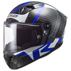 LS2 THUNDER KARBON RACING 1  KIRMIZI-BEYAZ KASK
