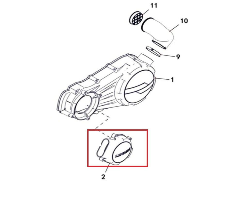 F320 Debriyaj Varyatör Üst Dış Kapak