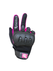 REVERTECH AURA - Pembe / Dokunmatik Ekran Uyumlu Kadın Motosiklet Eldiveni