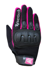 REVERTECH AURA - Pembe / Dokunmatik Ekran Uyumlu Kadın Motosiklet Eldiveni