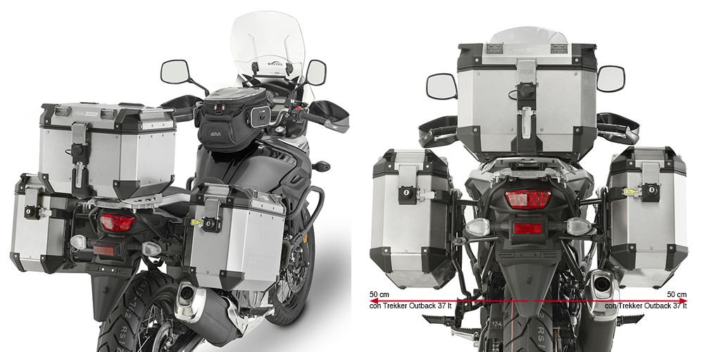 GIVI PL3112CAM SUZUKI DL 650 V-STROM (17-24) YAN ÇANTA TAŞIYICI