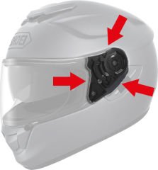 SHOEI CNS-1 YAN KAPAK SET (GT-AIR - GT-AIR 2 - HORNET ADV) (TK)