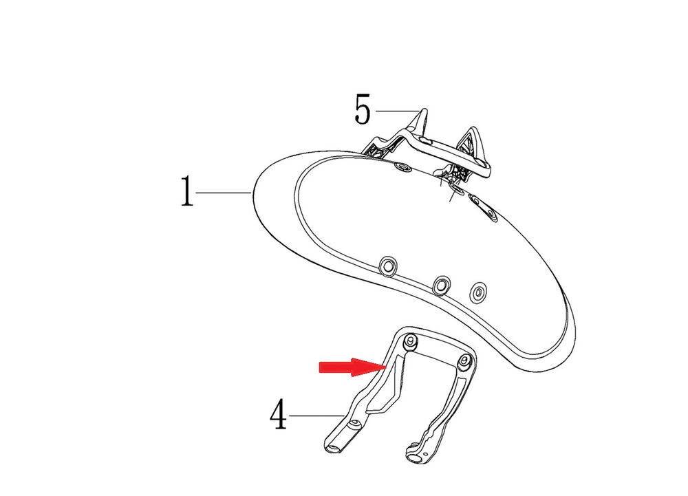 DY 250 Ön Çamurluk Sabitleme Sağ