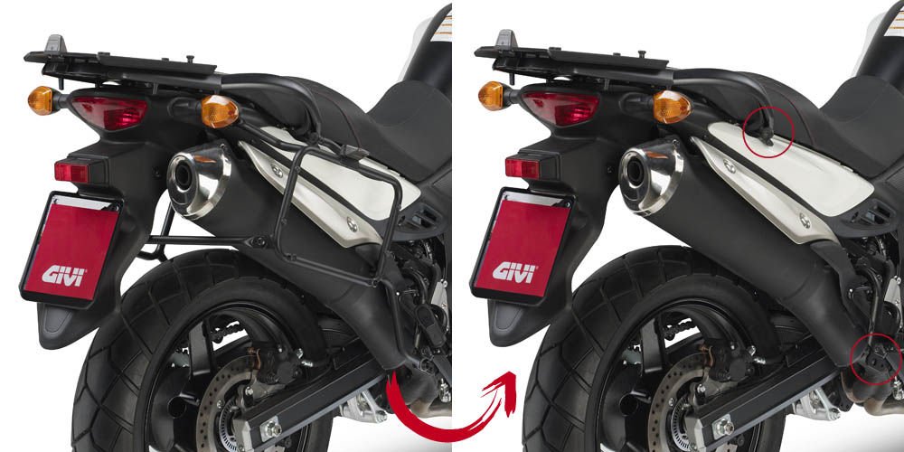 GIVI PLR3101 SUZUKI DL 650 V-STROM (11-16) YAN ÇANTA TAŞIYICI