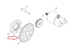 F320 Marş Kitleme Dişlisi