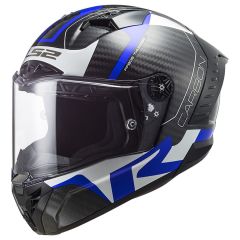 LS2 THUNDER KARBON RACING 1 MAT NEON SARI KASK