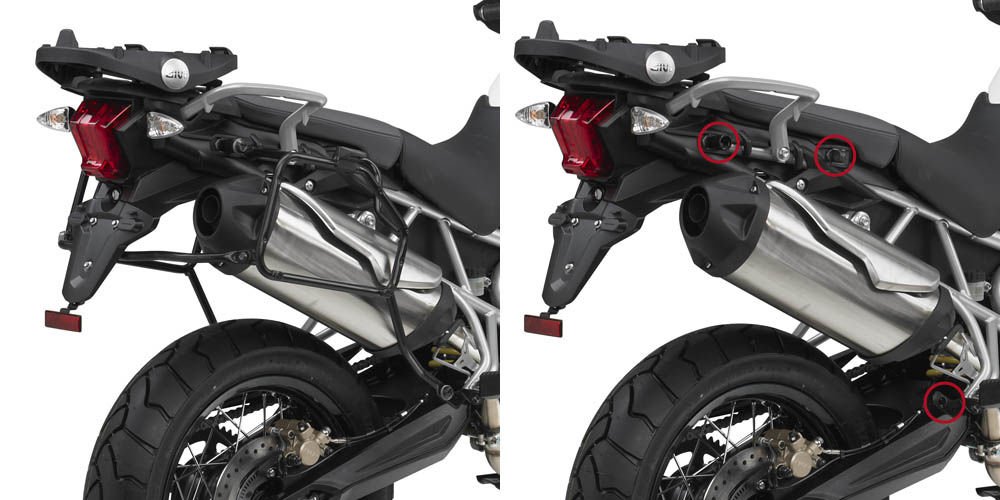 GIVI PLR6401 TRIUMPH TIGER 800 - TIGER 800 XC - TIGER 800 XR (11-16) YAN ÇANTA TAŞIYICI