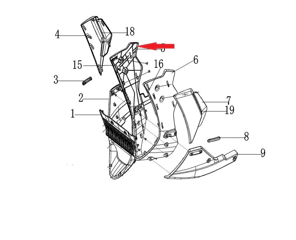 DY 250 Radyatör Yan İç Grenaj Sağ