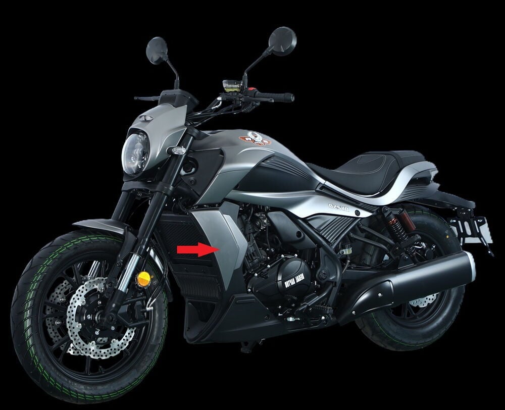 DY 250 Radyatör Yan Dekor Grenaj Gri Sol