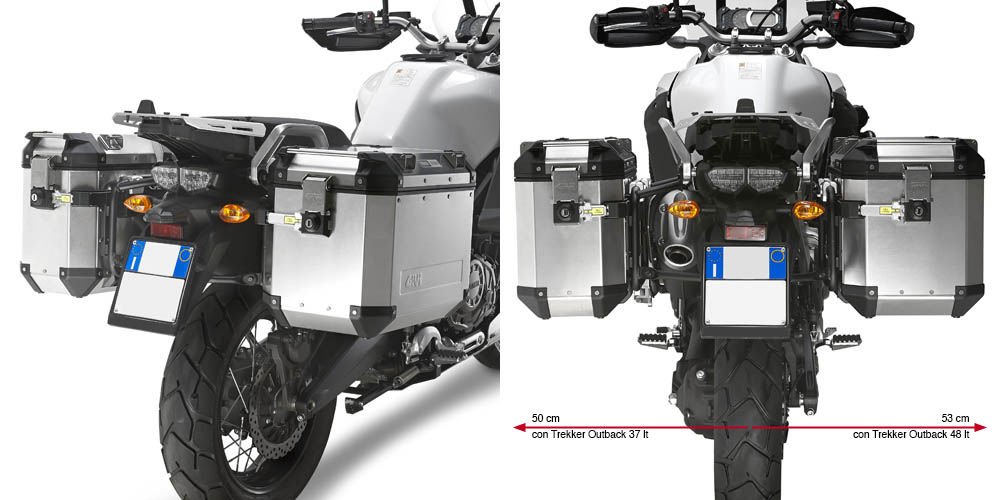 GIVI PL2119CAM YAMAHA XT 1200ZE - XT 1200Z SUPER TENERE (10-21) YAN ÇANTA TAŞIYICI
