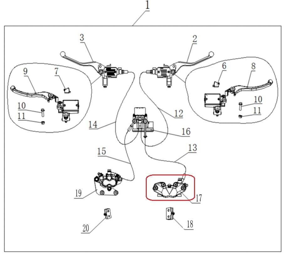 Xsuv 125 Ön Fren Alt Merkez