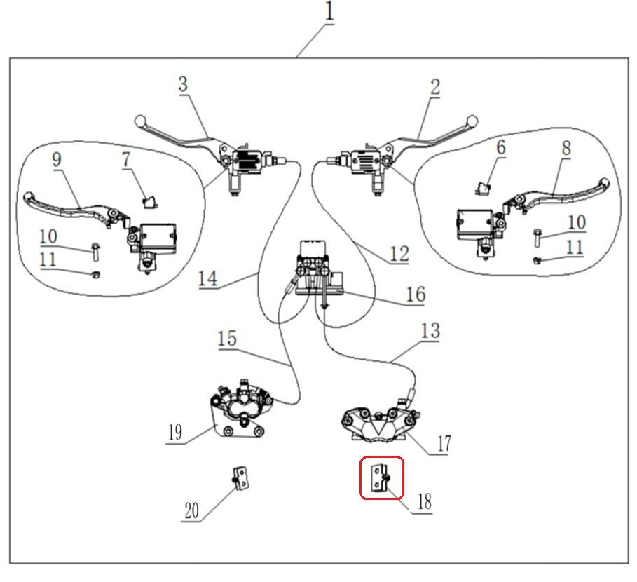 Xsuv 125 Ön Fren Balatası