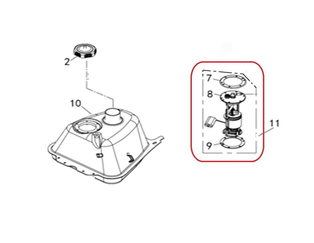 F320 Yakıt Pompası Komple
