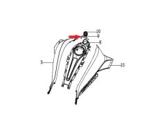 DY 250 Star Stop Alt Baglantı Braketi