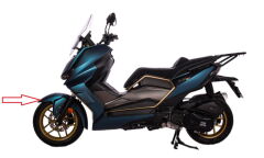 Xsuv 125 Ön Çamurluk Mat Mavi