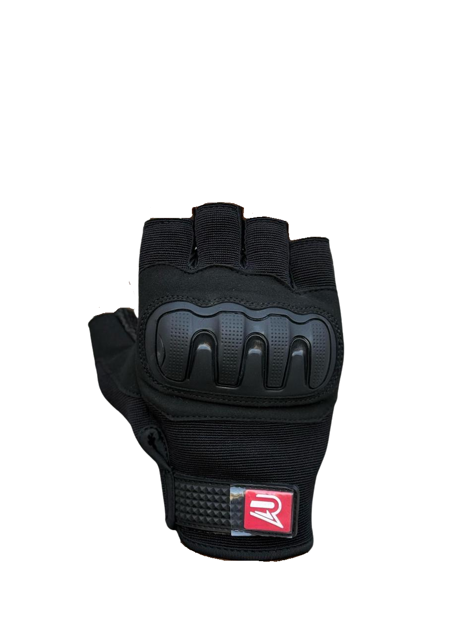 REVERTECH AURA - Siyah / Yarım Parmak - Kaymaz Avuç İçi Özellikli Kadın Motosiklet Eldiveni