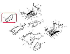 F320 Depo Grenaj Alt Kapak Sağ