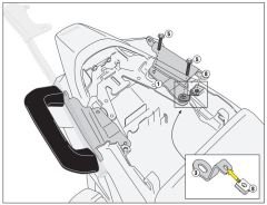 GIVI 1132KIT HONDA VFR 800 F (14-20) YAN ÇANTA TAŞIYICI BAĞLANTI KITI