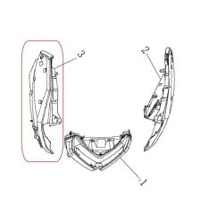 Xsuv 125 Far Frenajı Alt Siyah Parça Sol