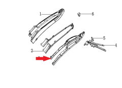 DY 250 Arka Çamurluk