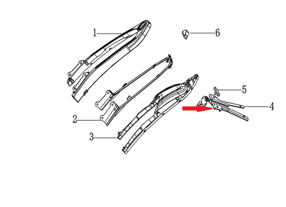 DY 250 Arka Plaka Tutucu