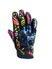 REVERTECH STRONG - Blue Skull / Su ve Rüzgar Geçirmez Kışlık Motosiklet Eldiveni