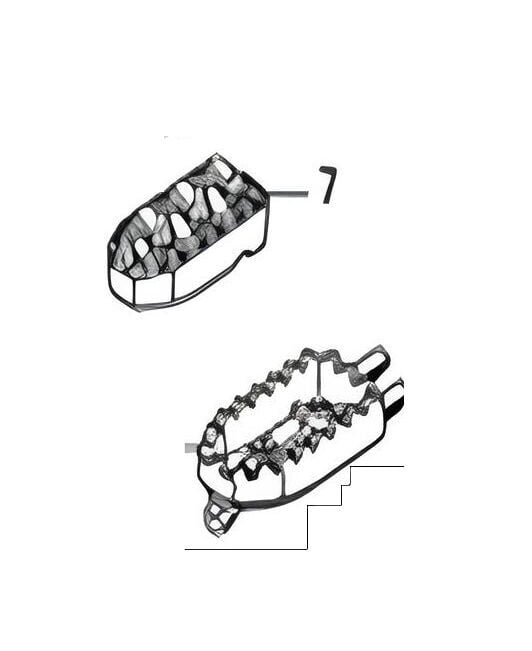 DY 250 Ön Ayak Basamak Sol