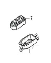 DY 250 Ön Ayak Basamak Sol