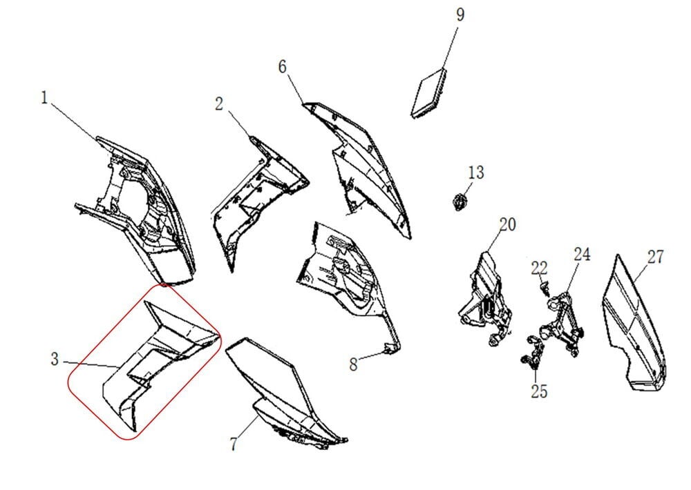 Xsuv 125 Ön Z Grenaj Sağ Mat Mavi