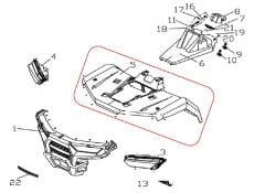 F320 Ön Çamurluk Gri Renk