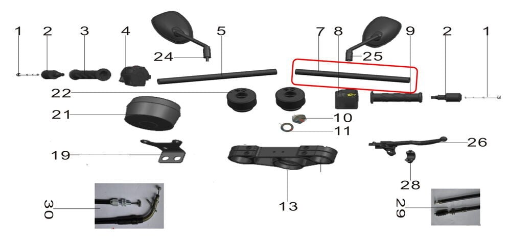 Pılder 250 Gidon Sol