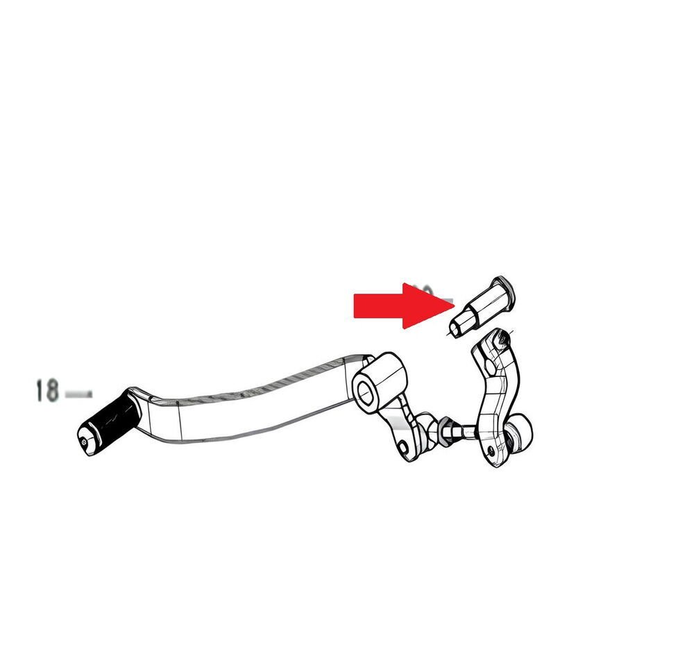 DY 250 Vites Pedal Baglantı Somunu