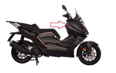 Xsuv 125 Kafa Grenajı Sağ Mat Siyah