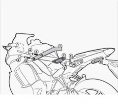 GIVI 4100KIT KAWASAKI Z 1000 SX (11-20) YAN ÇANTA TAŞIYICI BAĞLANTI KİTİ