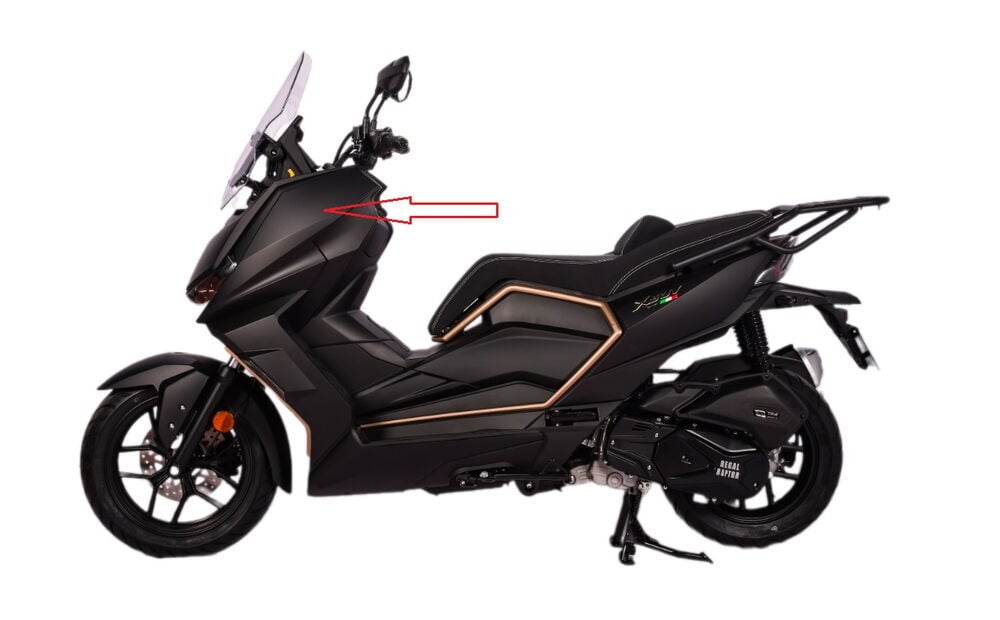 Xsuv 125 Kafa Grenajı Sol Mat Siyah