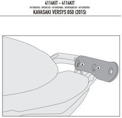 GIVI 4114KIT KAWASAKI VERSYS 650 (15-24) YAN ÇANTA TAŞIYICI BAĞLANTI KITI