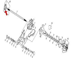 F320 Arka Teker Taşıyıcı Sağ